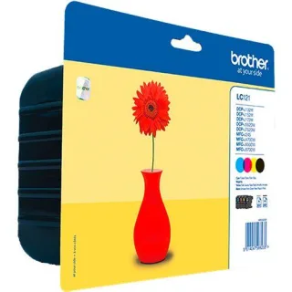 Brother LC-121 Value Pack BK/C/M/Y