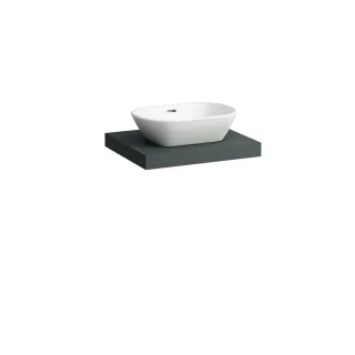 Laufen Waschtisch-Platte LANI 495x585x65 mit Aussschnitt mittig H4046411122661