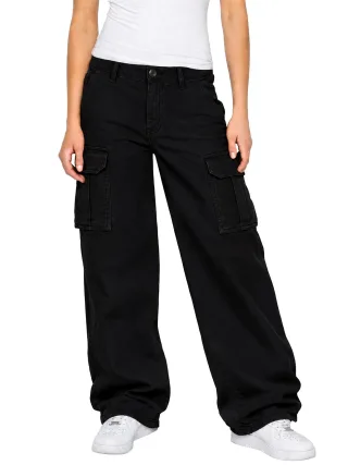 Enzo | Damen Cargo Baggy-Hose
