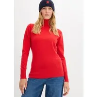 bonprix Rollkragenpullover aus Baumwollmischung, mit hohem Rollkragen, schmale Passform