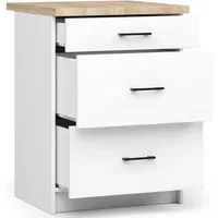Raumhirsch Furniture Unterschrank Moderner Küchenunterschrank - 3 Schubladen - Küchenmodul (viele Farbvarianten, Maße 60 x 80 x 46 cm) - Hochwertig & stabil