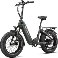Vankel E-Bike Klapprad 20x4 Zoll, 70Nm, 860Wh, 140km, Drehmomentsensor, max. 150kg, 7 Gang SHIMANO, Kettenschaltung, Heckmotor, 870 Wh, (klappbar, LCD-Farbdisplay, hydraulische Scheibenbremsen), faltbar, Federgabel mit Lockout, Elektrofahrrad, Pedele