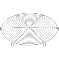 Metaltex Abkühlgitter Tortenkühler, Runder Tortenkühler Ø 32 cm, engmaschig, 4 Füße, Antihaft