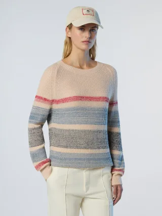 North Sails Pullover Gestreifte Alpakawolle