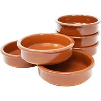 ToCi Servierschale Tapas Schalen, 6er Set - Braun, (6-tlg)