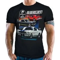 GASOLINE BANDIT® T-Shirt für US Muscle Car Fans - Original Shelby: Cobra Racing - V8