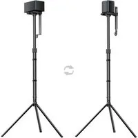 Ultimea Lautsprecherständer Steady 310 - 1 Paar Ständer für Poseidon und Skywave Serie Soundbar, (bis 36,6 Zoll, Ausziehbar von 62 cm bis 93 cm, Freistehende Ohrenhöhe Surround Sound)