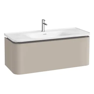 VitrA Glora Set Möbelwaschtisch + Waschtischunterschrank Taupe Matt,80378 80378