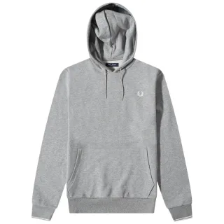 Fred Perry Kapuzenpullover In Graumeliert Mit Farbverlauf