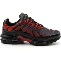 Sonderpostendiscount Herrensneaker H075-8 Black/Red mit Luftpolster Sneaker