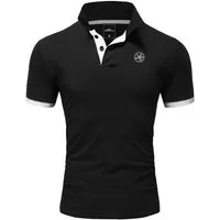 Amaci&Sons Poloshirt MEMPHIS Basic Kontrast Polo Shirt