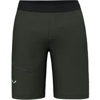 Salewa Trekkinghose Trekking-Wanderhose Puez 4 Short (4-Wege-Stretch) kurz olivegrün