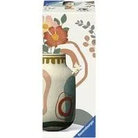 3D Puzzle Vase Organic Beige