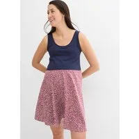 bonprix Umstandskleid aus Baumwolle mit Stretch, knieumspielende Länge, in A-Linie