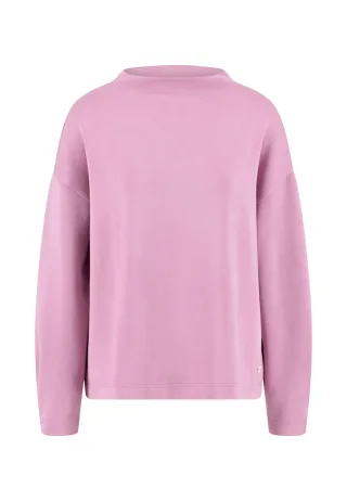 FYNCH-HATTON - SWEATSHIRT STAND UP COLLAR SOFT mauve rose - Gr. - XXL