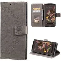 CoverKingz Handyhülle Hülle für Google Pixel 6 Handyhülle Tasche Flip Case Cover Etui 16,5 cm (6,5 Zoll), Klapphülle Schutzhülle mit Kartenfach Schutztasche Motiv Mandala