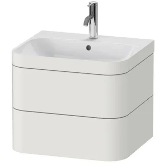 Duravit Happy D.2 Plus c-bonded Set wandhängend Nordic Weiß Seidenmatt 575x490x480 mm - HP4635O3939 HP4635O3939