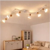 WOFI LED Deckenspot, Leuchtmittel nicht inklusive, Deckenleuchte Deckenstrahler Schlafzimmerlampe Spotleiste