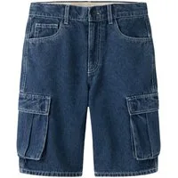 Name It Jeansshorts NKMBEN SK DNM CARGO BERMUDA 2800-IM Baumwolle, Baggy Fit