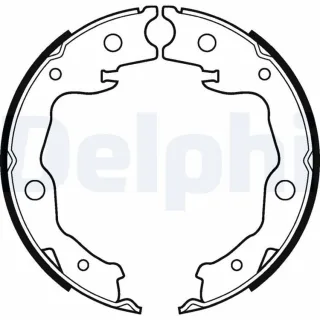Delphi Bremsbacken hinten Nissan LS2116