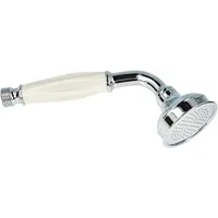 tecuro Duschbrause Nostalgie - Handbrause Ø 65 mm, 1-strahlig