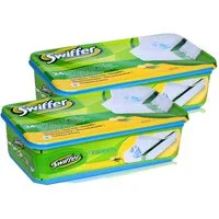 Swiffer 2x 24Swiffer Wet Wischtuecher48er Fussbodenreinigung Fussbodenreiniger (2-St. 2 mal 12 Stück)