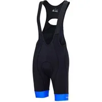 Airtracks Fahrradhose Herren Fahrradhose mit Träger Kurz Comfort Line Radlerhose - 3D Coolmax gepolstert - Atmungsaktiv
