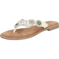 Lazamani Lazamani Sandalen Leder/Textil Zehentrenner
