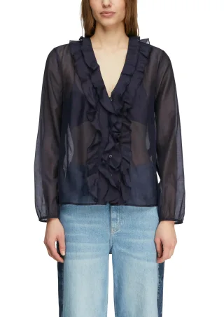 comma - Bluse blau - Gr. - 36