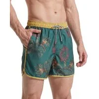 MaaMgic Shorts Herren Retro-Stil kurze Hose Sommer Sport Badehose mit Mesh-Innenslip (1-tlg)
