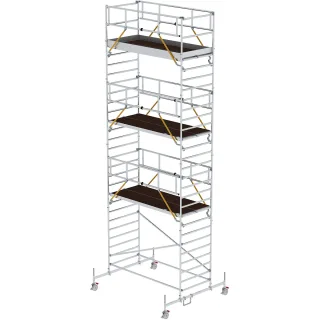 Munk Rollgerüst SG 1,35 x 3,0 m mit Fahrbalken und Doppel-Plattform - 175737