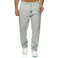 iKENNAS Jogginghose Herren Jogginghose Sport Training (1503 Hose) - GRAU / GARADE S
