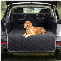CALIYO Tier-Autoschondecke Kofferraumschutz Hund, Wasserdicht Hundedecke Auto Kratzfest, Kofferraumdecke 127*103 CM mit Seiten und Ladeschwellenschutz