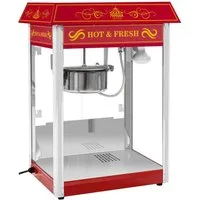 Royal Catering Popcornmaschine 5 kg/h Popcornautomat Popcorn Maschine Popcornmaker Rot 230 V Profi