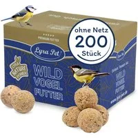 Lyra Pet 200 Stk. Lyra Pet® Ganzjahresknödel ohne Netz à 90 g = 18 kg, für: Wildvogel
