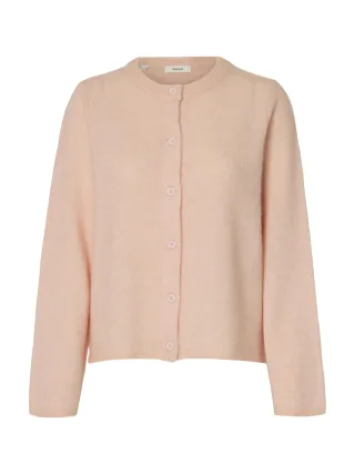 selected women - SLWLULU NEW LS KNIT CARDIGAN NOOS Pale Dogwood - Gr. - S