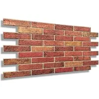 IKHEMalarka 3D Wandpaneel PVC 3D Paneele Stein Optik Wandverkleidung, BxL: 48,00x90,00 cm, 0,40 qm, 0,4m² - 1 Stück Wasserdicht und flexibel!