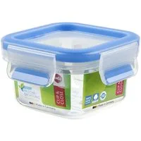 Emsa Vorratsglas Clip & Close Aufbewahrungs-Dose, Kunststoff, (2-tlg), quadratisch, 200 ml (1 Stück)