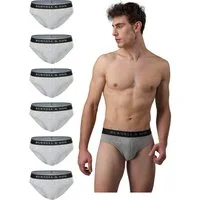 Burnell & Son Slip Herrenslips Unterhosen für Herren (Packung, Set, Spar-Pack, Spar-Packung, 6-St., 6er-Pack) aus Baumwolle mit Komfortbund