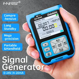 FNIRSI SG-004A Multi-function Signal Generator 0-24V 4-20mA Analog Voltage Current Thermocouple Resistance Process Calib