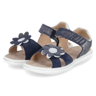 Superfit Sandalen SPARKLE - Gr. 28 - Blau - Leder