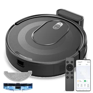 [EU Direct] Vactidy Cleanova W7 Robot Vacuum Cleaner, 4000Pa Powerful Suction, 2-in-1 Vacuum & Mop, 120-Min Runtime, Sma