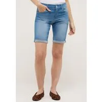 ANGELS Bermudas BERMUDA TURN UP 5-Pocket-Jeansbermuda mit Aufschlag und Stretch