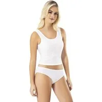 fashionshowcase Crop-Top Damen Ripptop aus Baumwolle, ärmellos, figurbetont, Sommer Basic