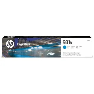 Original J3M68A HP 981A PW Color Tinte cyan ST