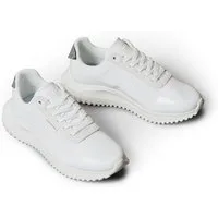 Calvin Klein Jeans EVA RUNNER LACE UP MAT MIX Sneaker Halbschuh, Freizeitschuh, Schnürschuh mit leichter Profilsohle