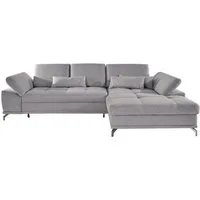 OTTO home Ecksofa Costello L-Form, B: 301 cm mit Sitztiefen-, Armteilverstellung &, 3 Nierenkissen, optional Bettfunktion & Bettkasten