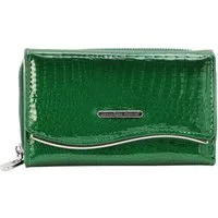 J JONES JENNIFER JONES Geldbörse Damen Leder Portmonee Modische Croco Glanz Optik, mit RFID-Schutz, Croco-Glanz-Optik