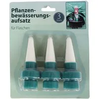 BURI Bewässerungssystem Pflanzenbewässerungsaufsatz 3er-Set Blumentopf Wasserspender Bewässern