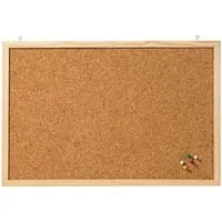 FRANKEN Tafel Pinnwand 60,0 x 40,0 cm Kork braun